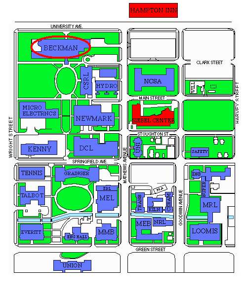Map of DCL on Campus